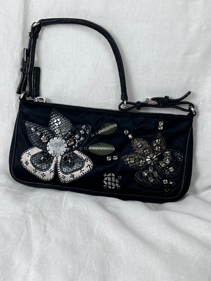 Prada Satin/Strass pochette