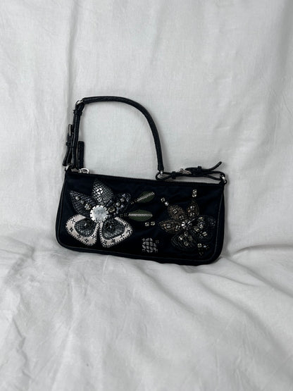 Prada Satin/Strass pochette