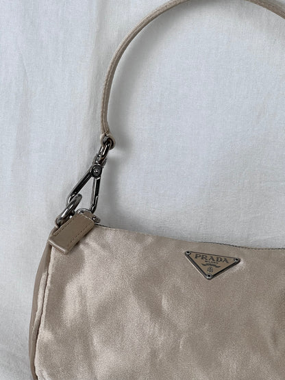 Prada satin pochette