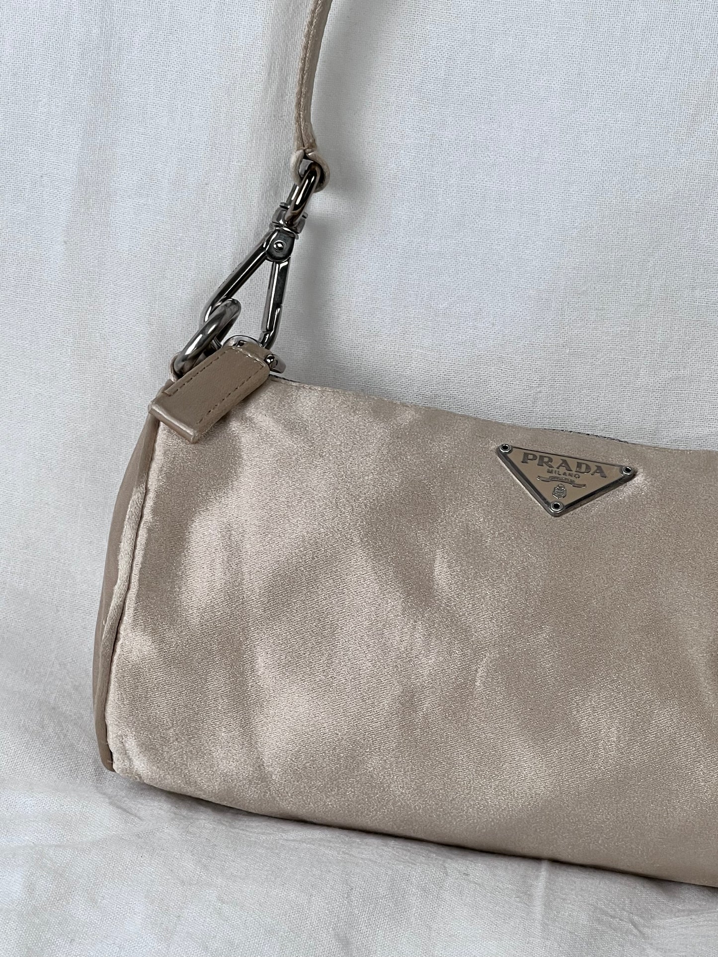 Prada satin pochette