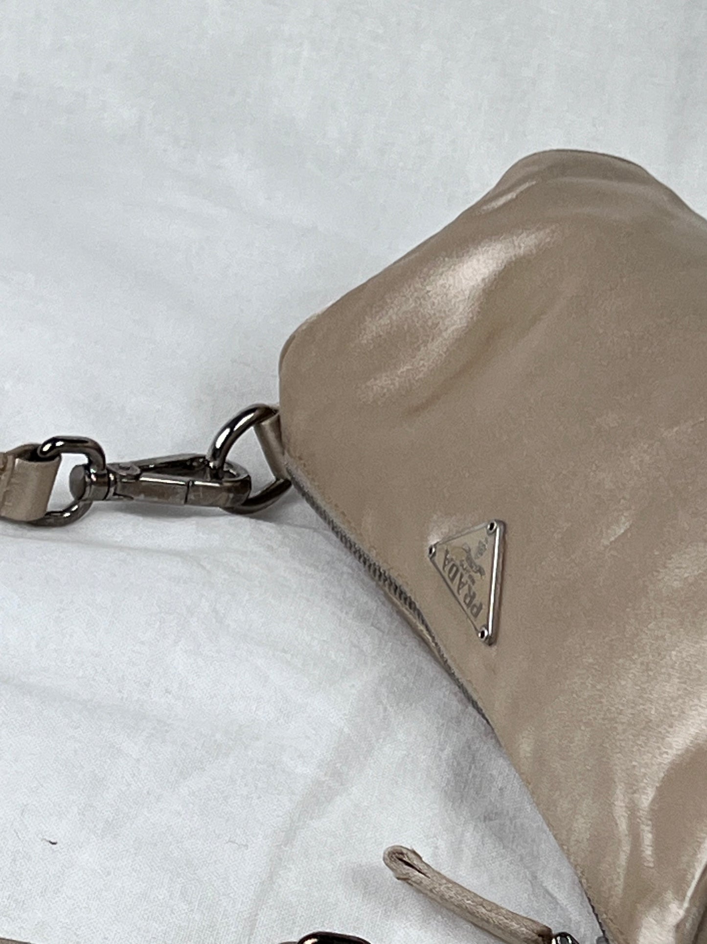Prada satin pochette