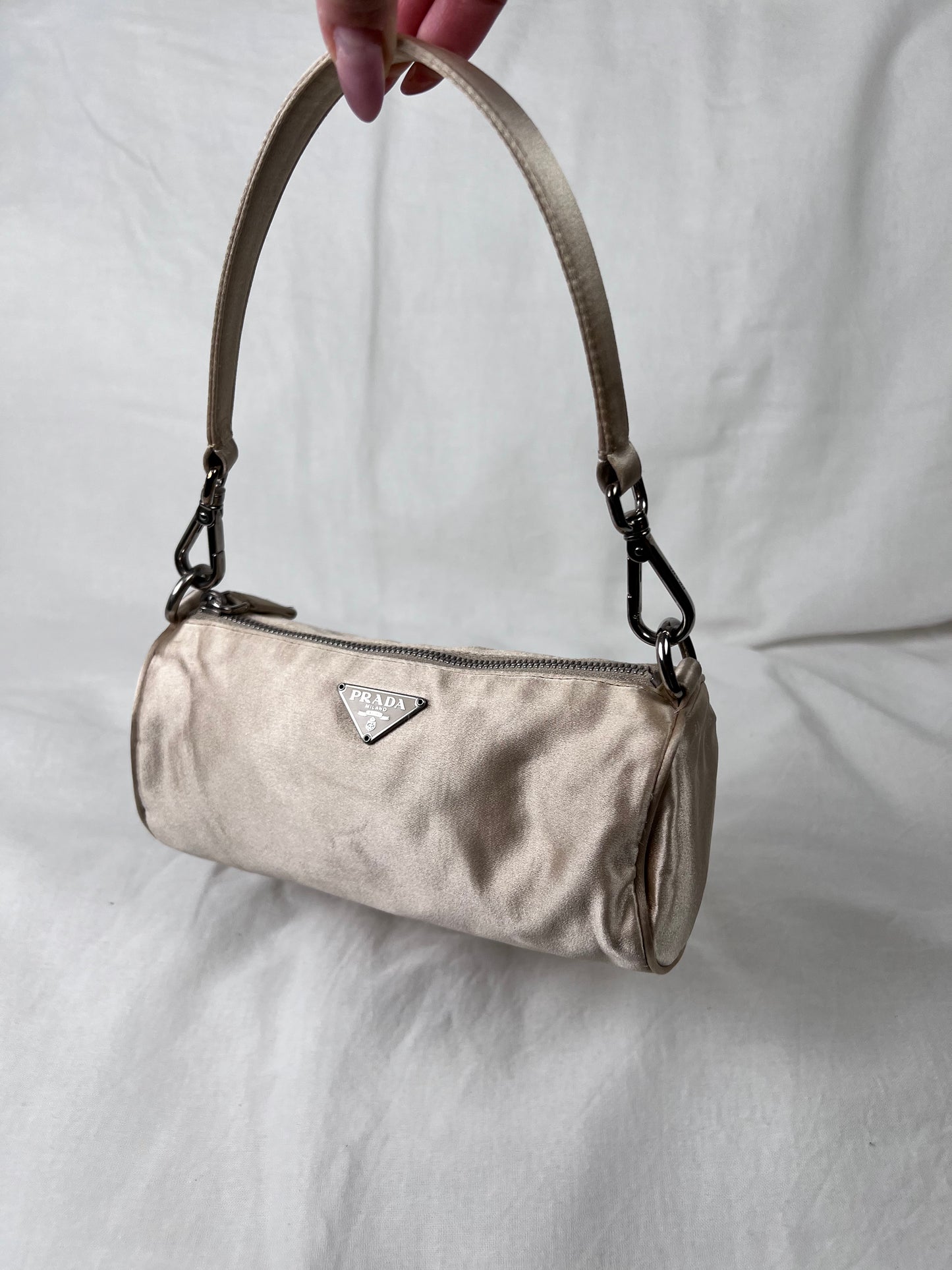 Prada satin pochette