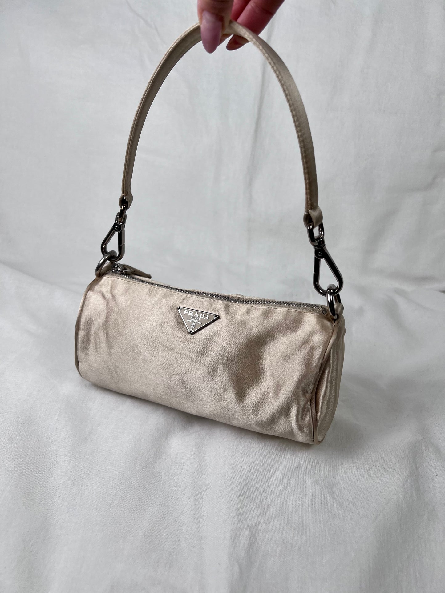 Prada satin pochette