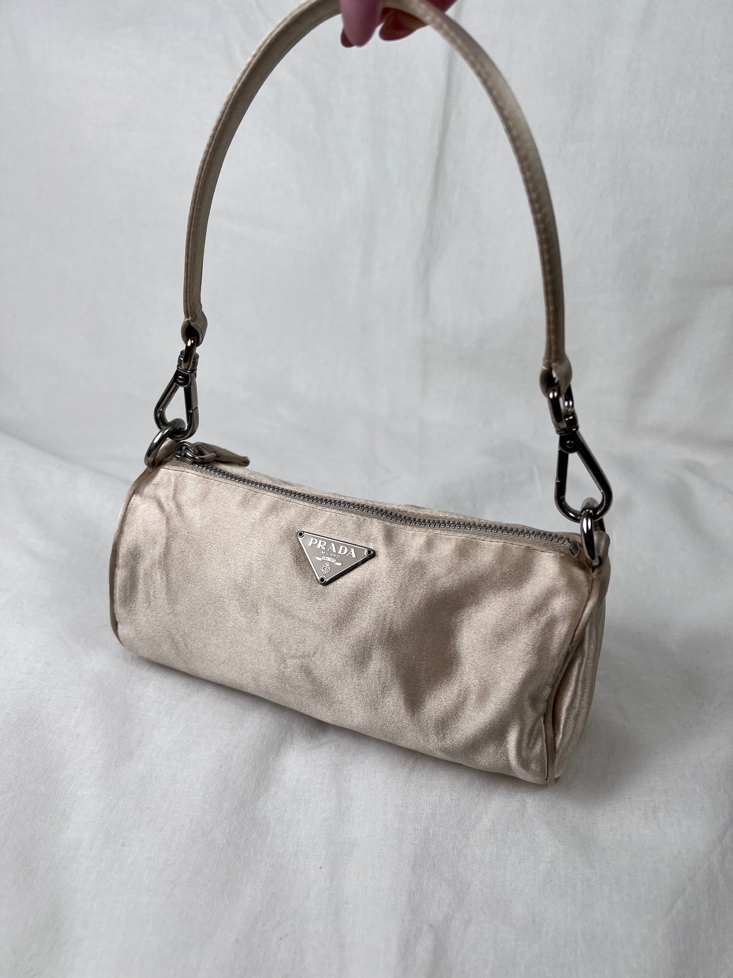 Prada satin pochette
