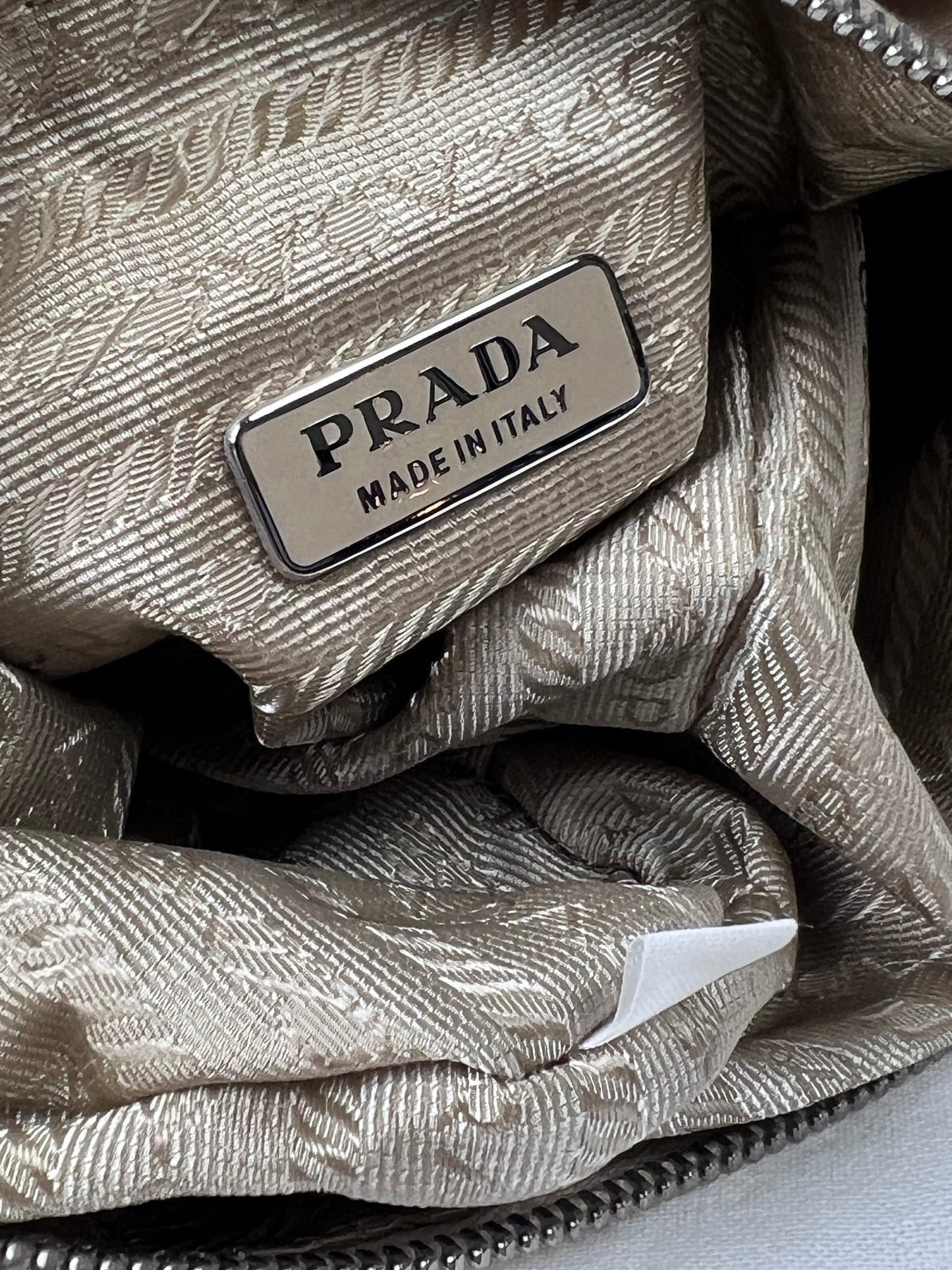 Prada satin pochette