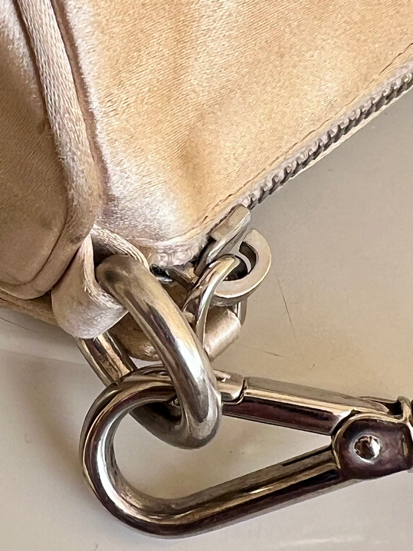 Prada satin pochette