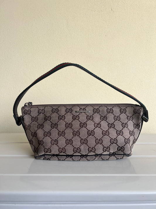 Gucci Boat Bag classic monogram