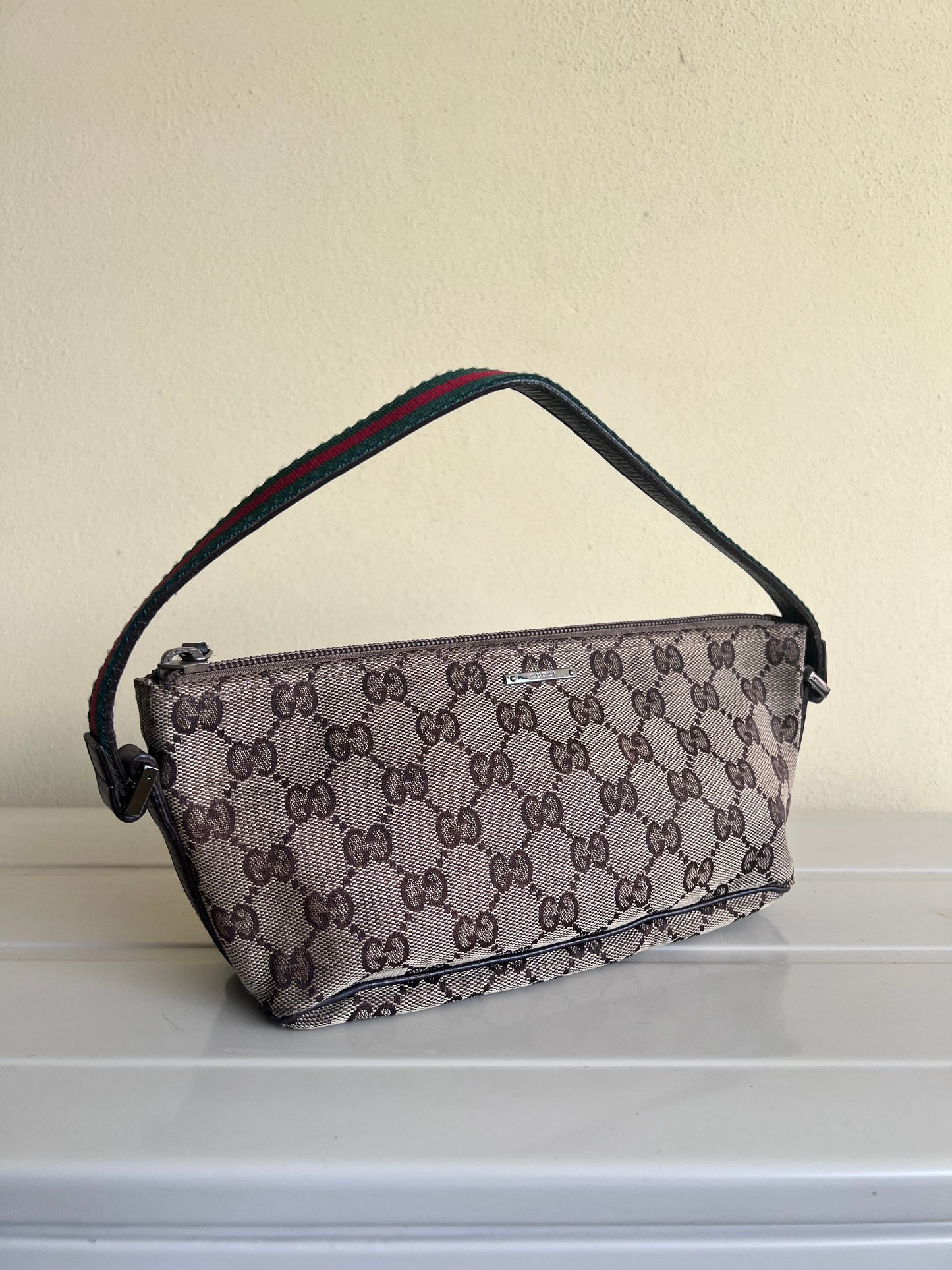 Gucci Boat Bag classic monogram