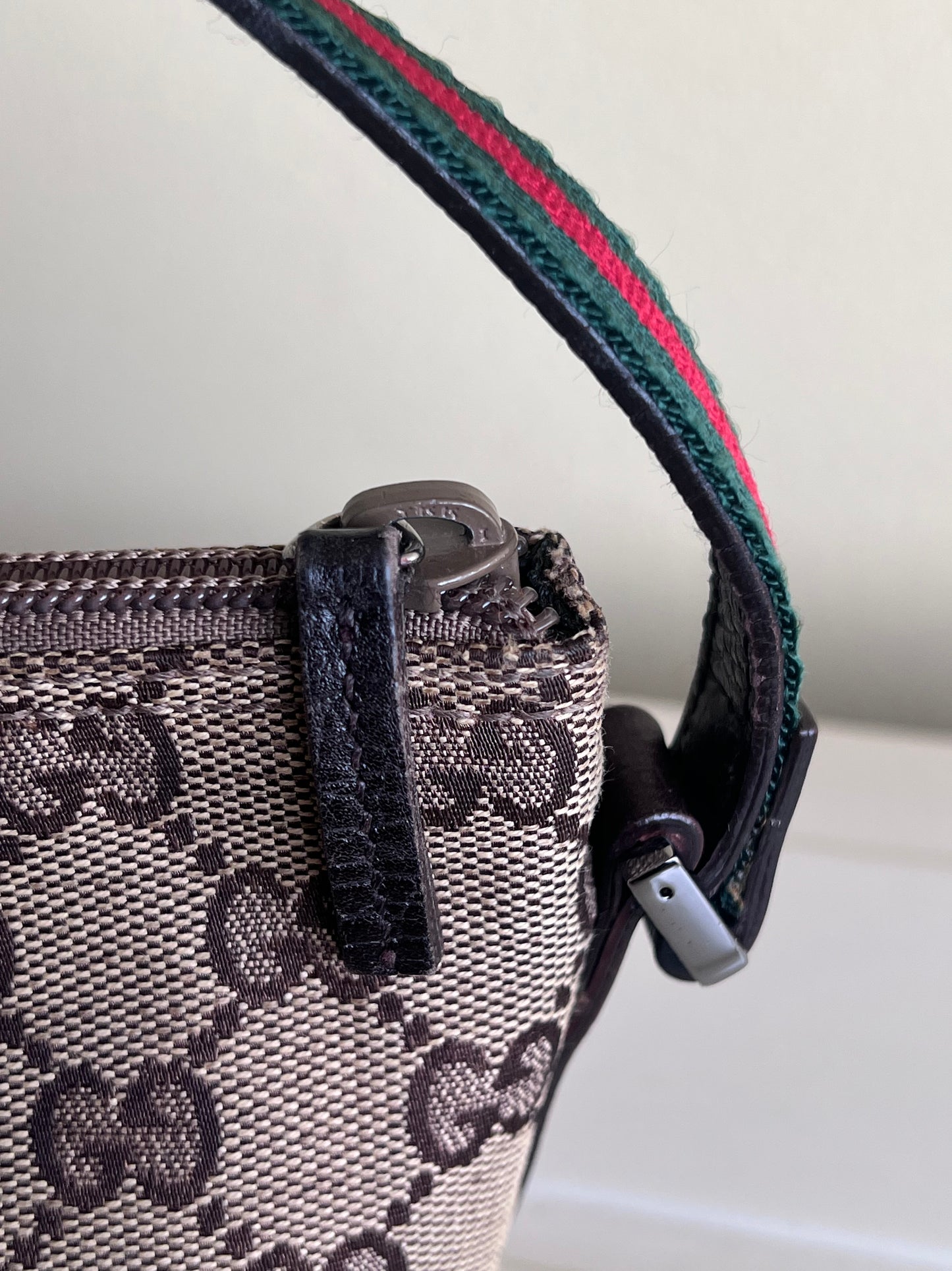 Gucci Boat Bag classic monogram
