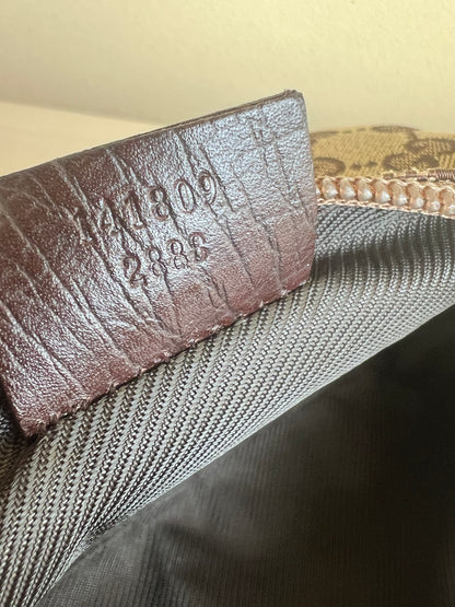 Gucci Boat Bag classic monogram