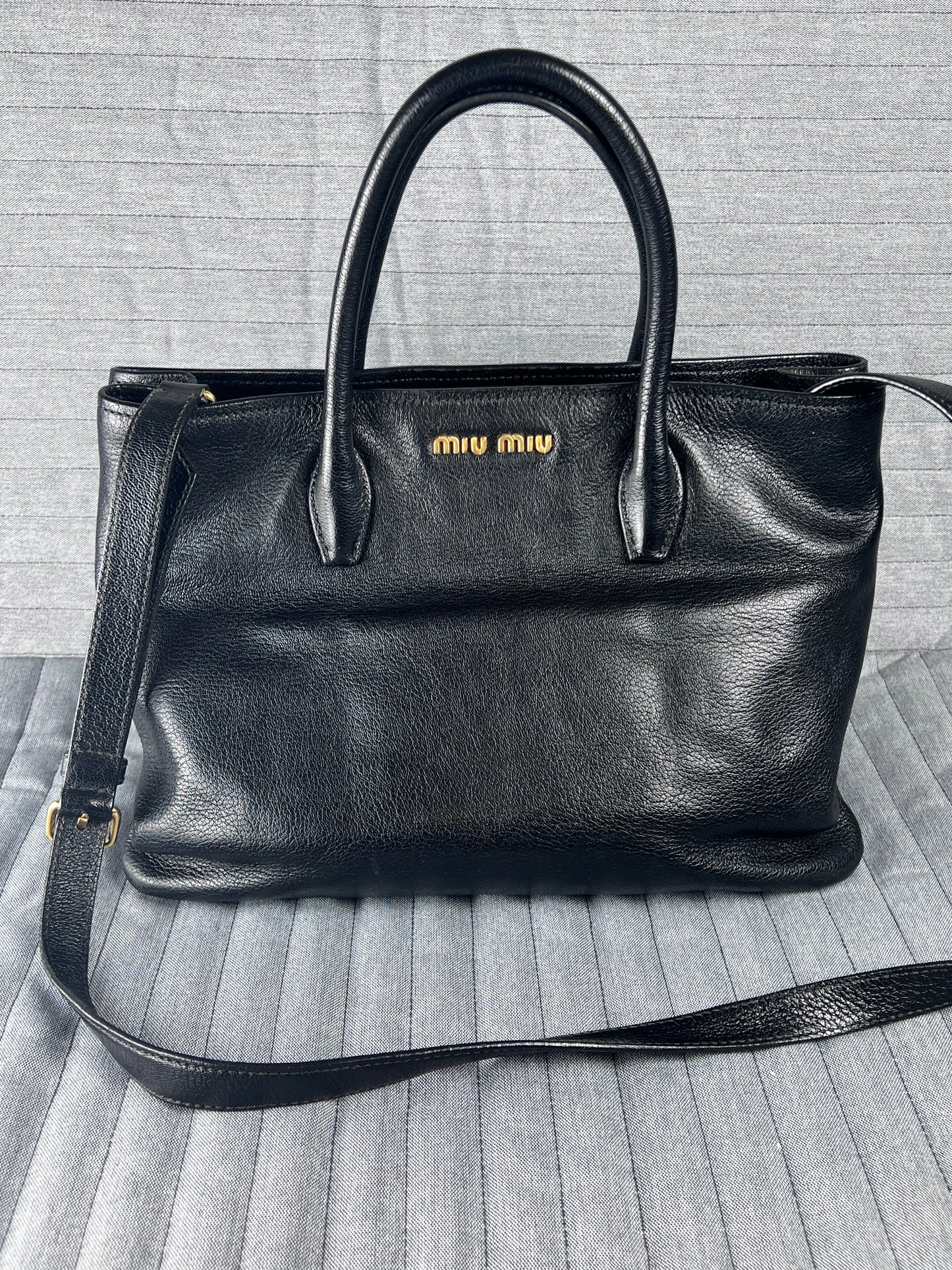 Miu Miu Tote Black