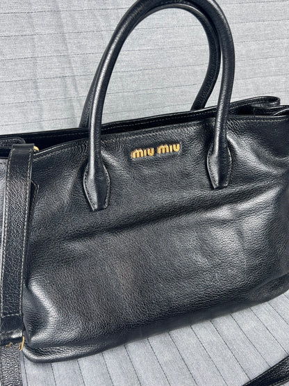 Miu Miu Tote Black