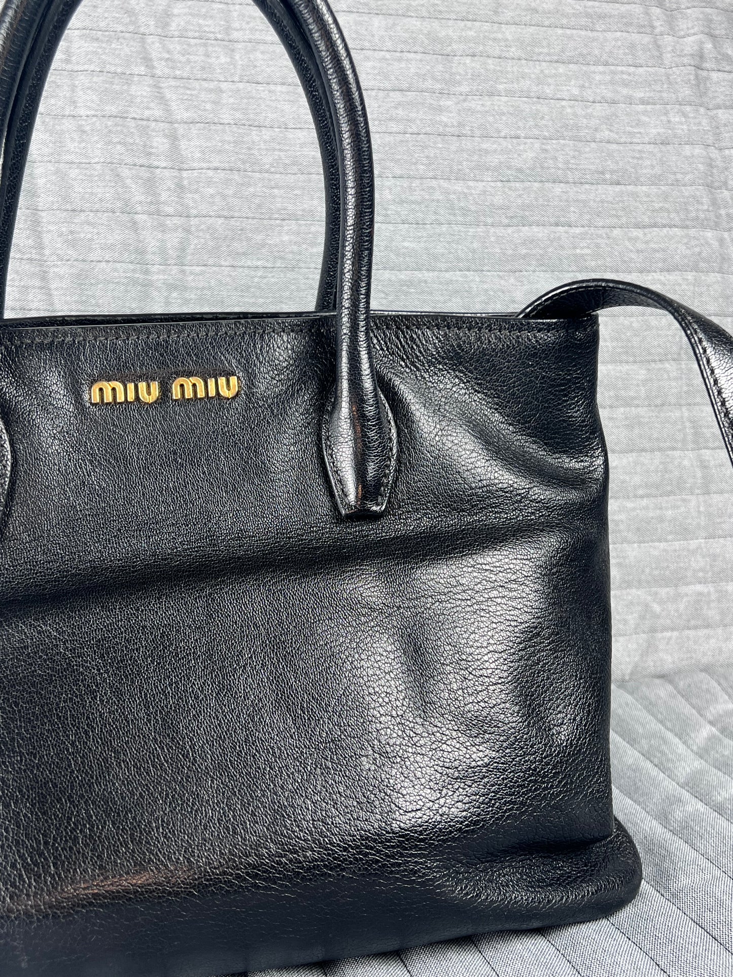 Miu Miu Tote Black