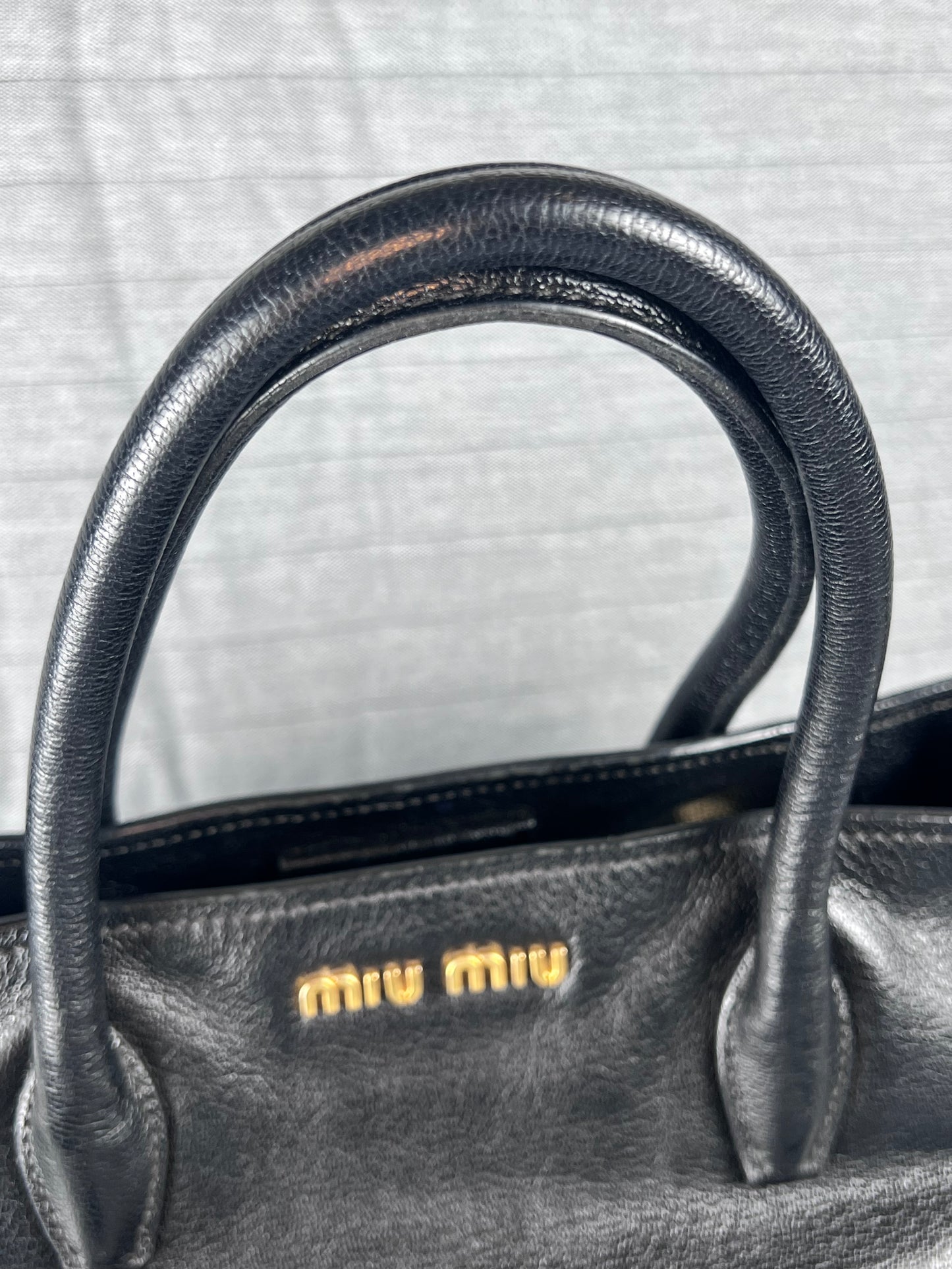 Miu Miu Tote Black