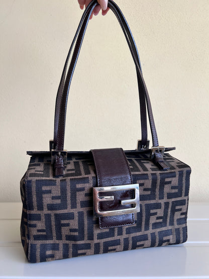 Bauletto Fendi Zucca print