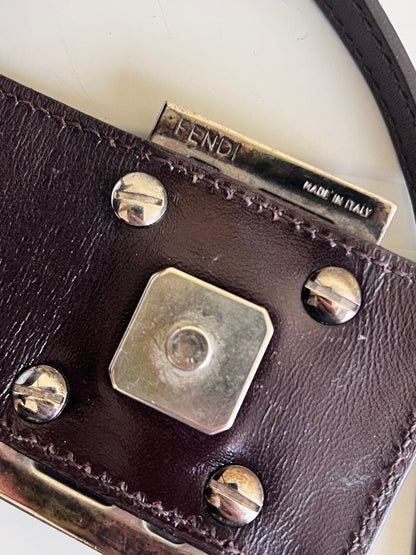 Bauletto Fendi Zucca print