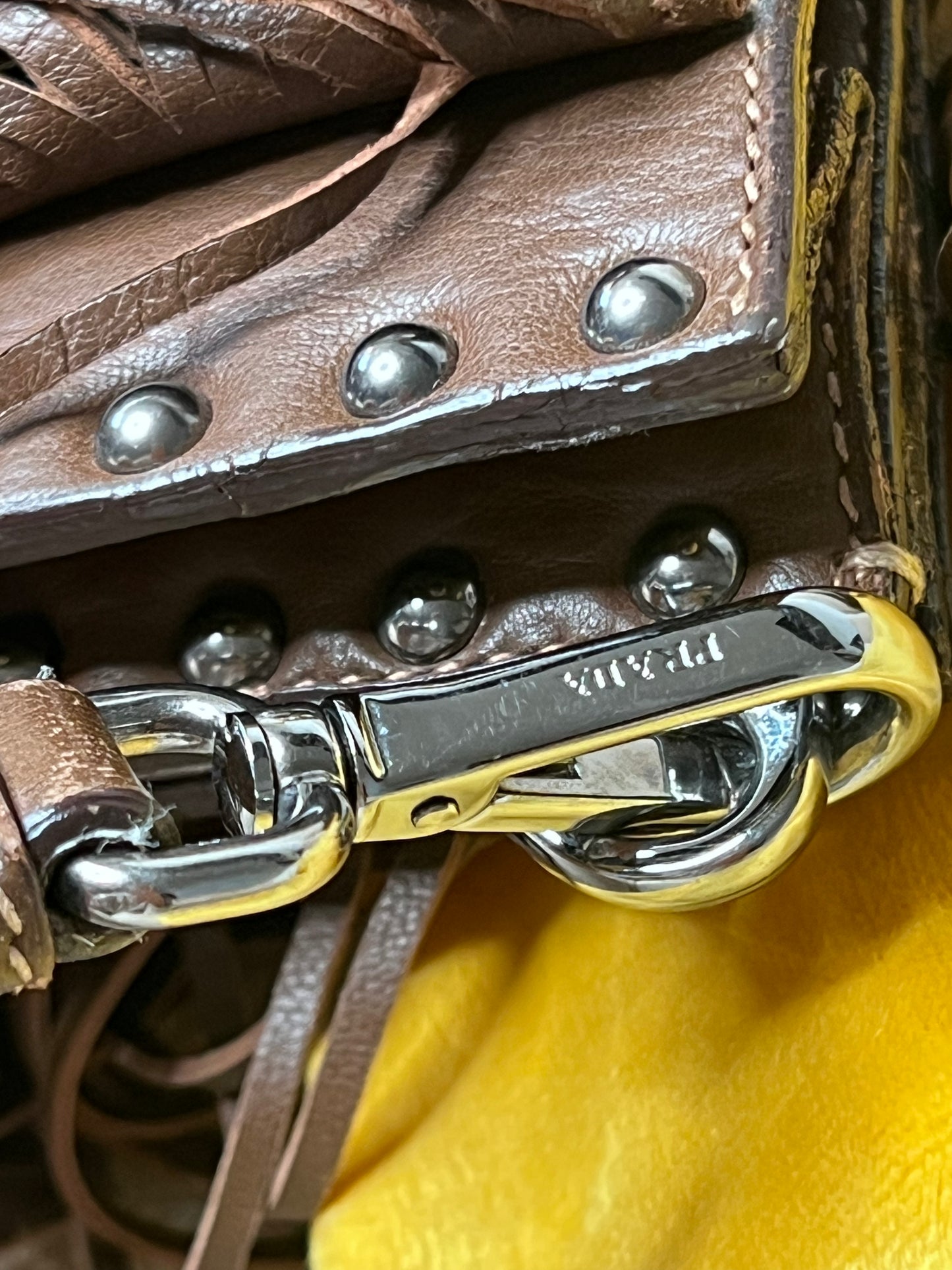 Prada Frange marrone