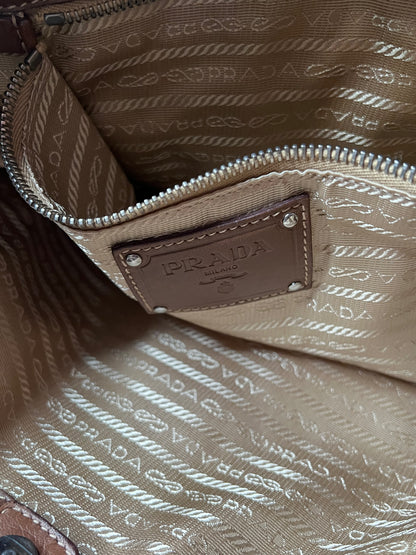 Prada Frange marrone