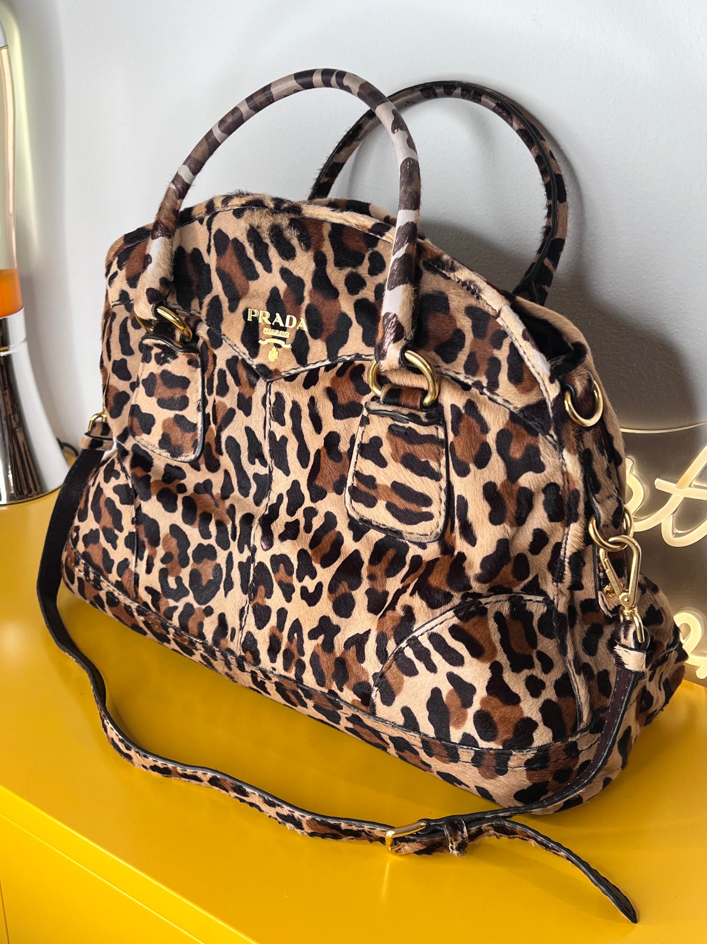 Prada tote animalier