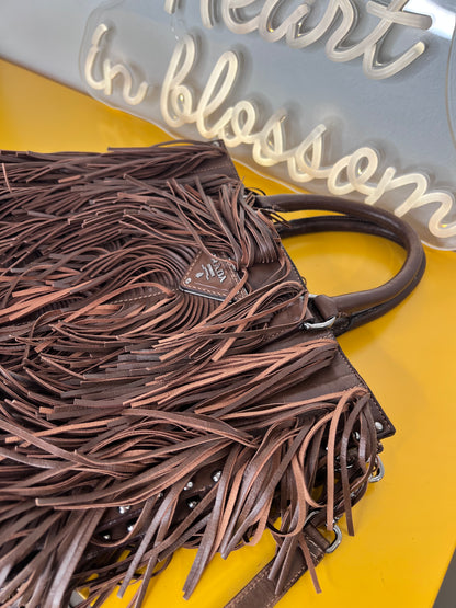 Prada Frange marrone