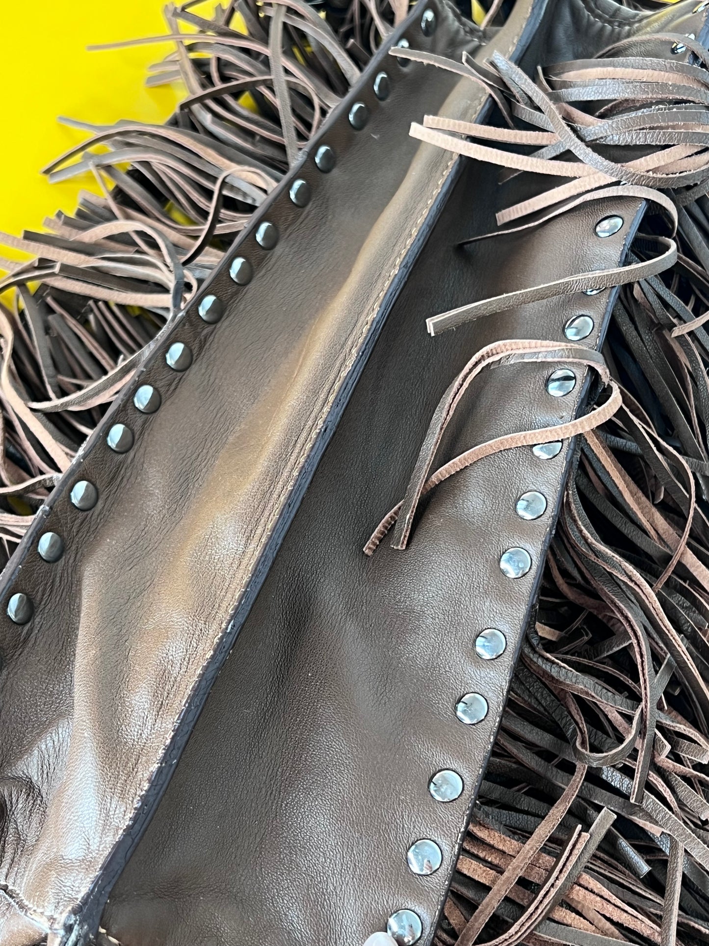 Prada Frange marrone