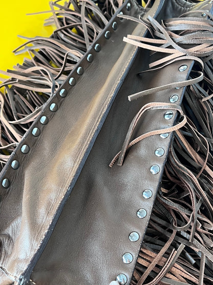 Prada Frange marrone