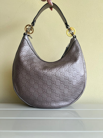 Gucci Hobo metalic leather