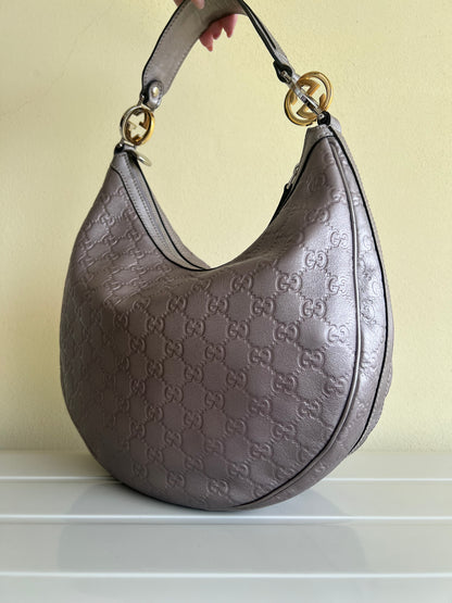 Gucci Hobo metalic leather