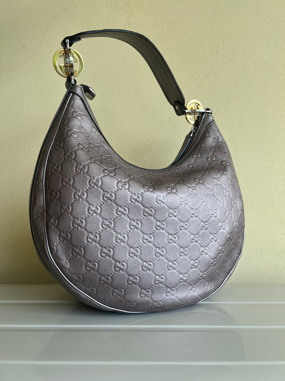 Gucci Hobo metalic leather