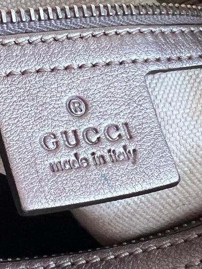 Gucci Hobo metalic leather