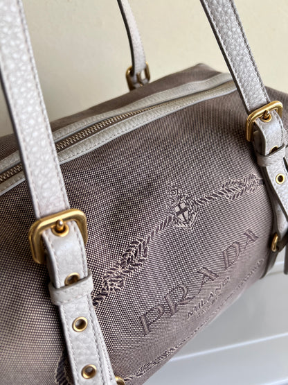 Prada Logo jaquard Beige
