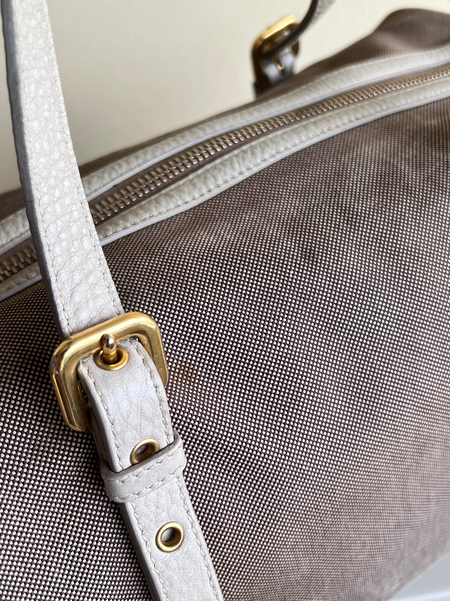 Prada Logo jaquard Beige