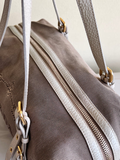 Prada Logo jaquard Beige