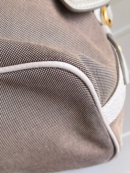 Prada Logo jaquard Beige