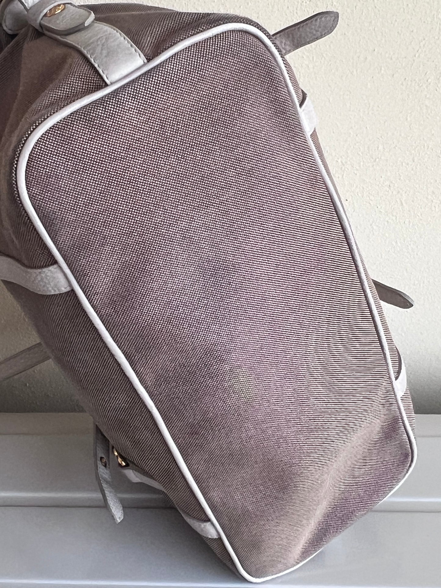 Prada Logo jaquard Beige