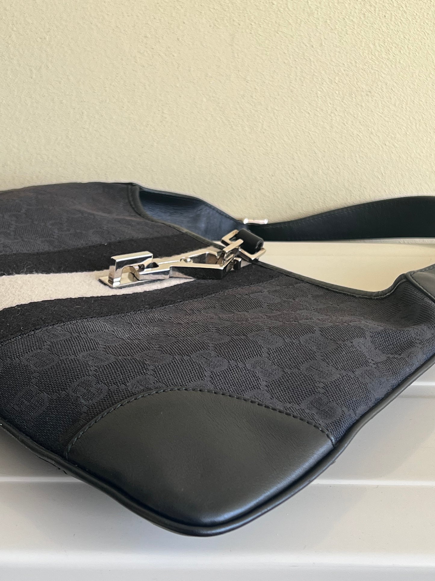 Gucci borsa a tracolla Jackie in tela GG Sherry Line