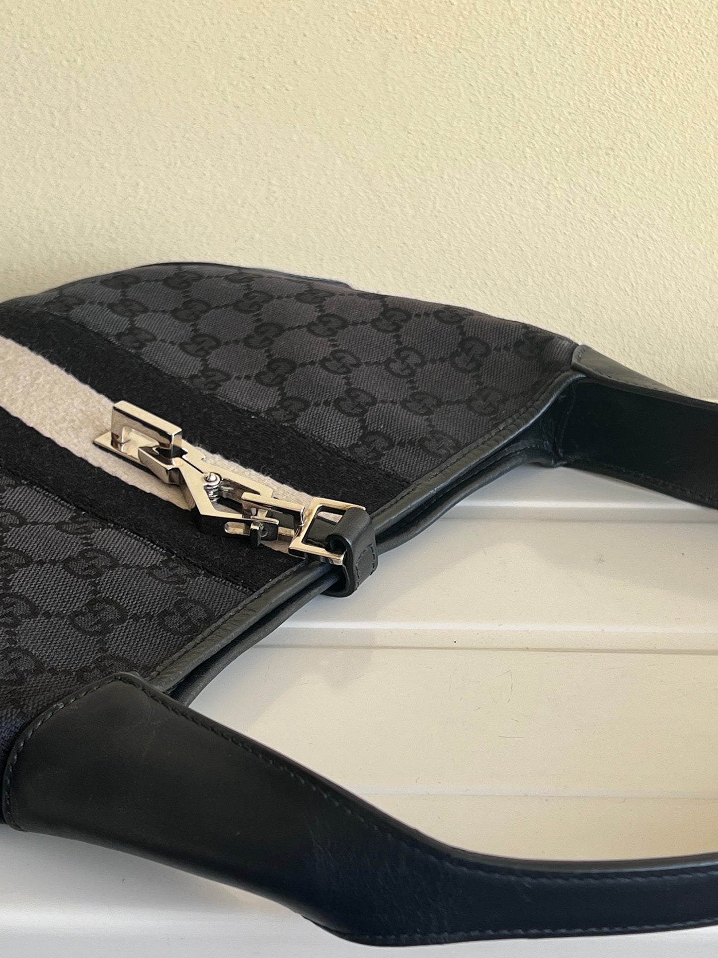 Gucci borsa a tracolla Jackie in tela GG Sherry Line