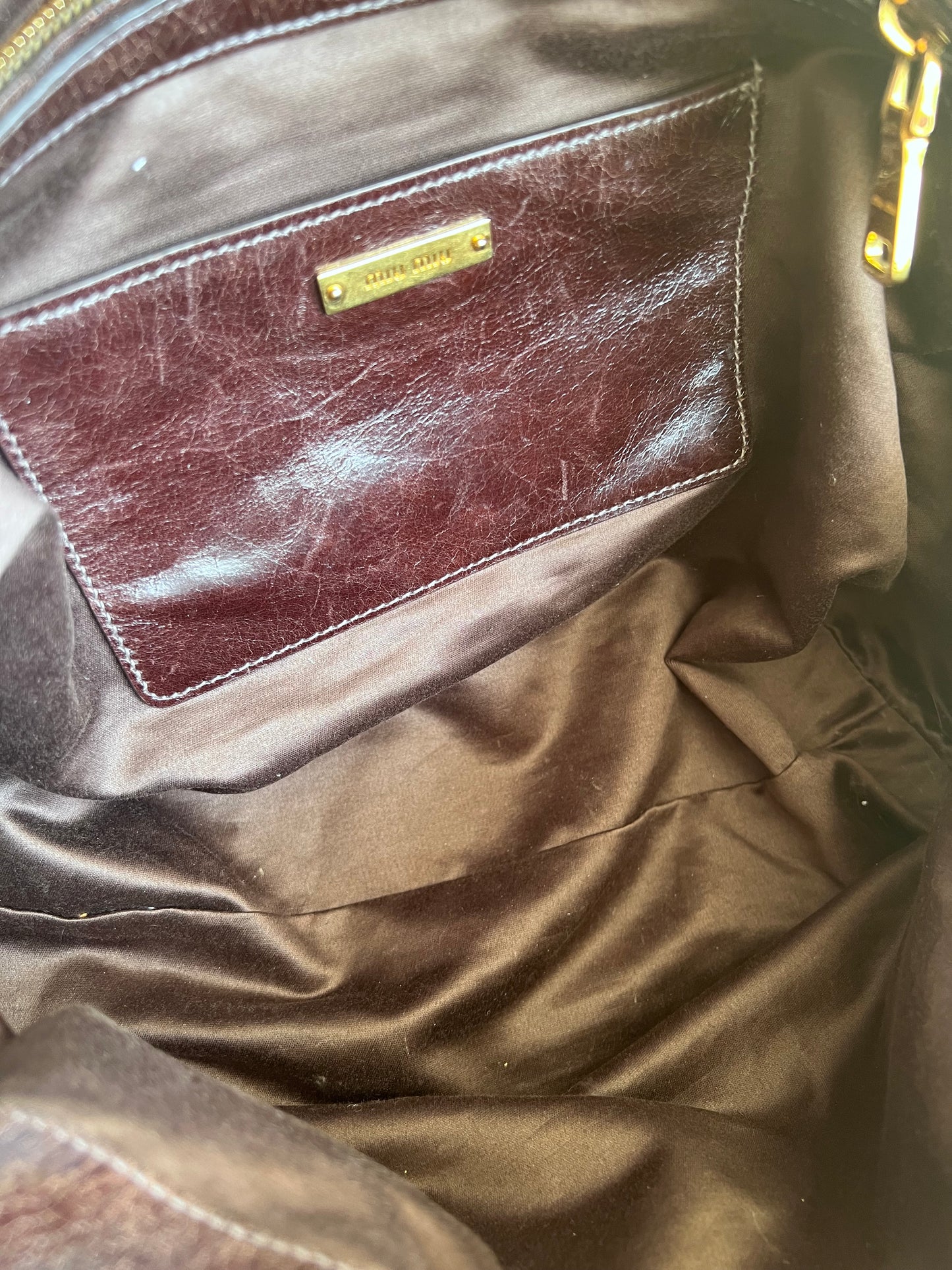 Miu Miu Tote bag Vitello Lux