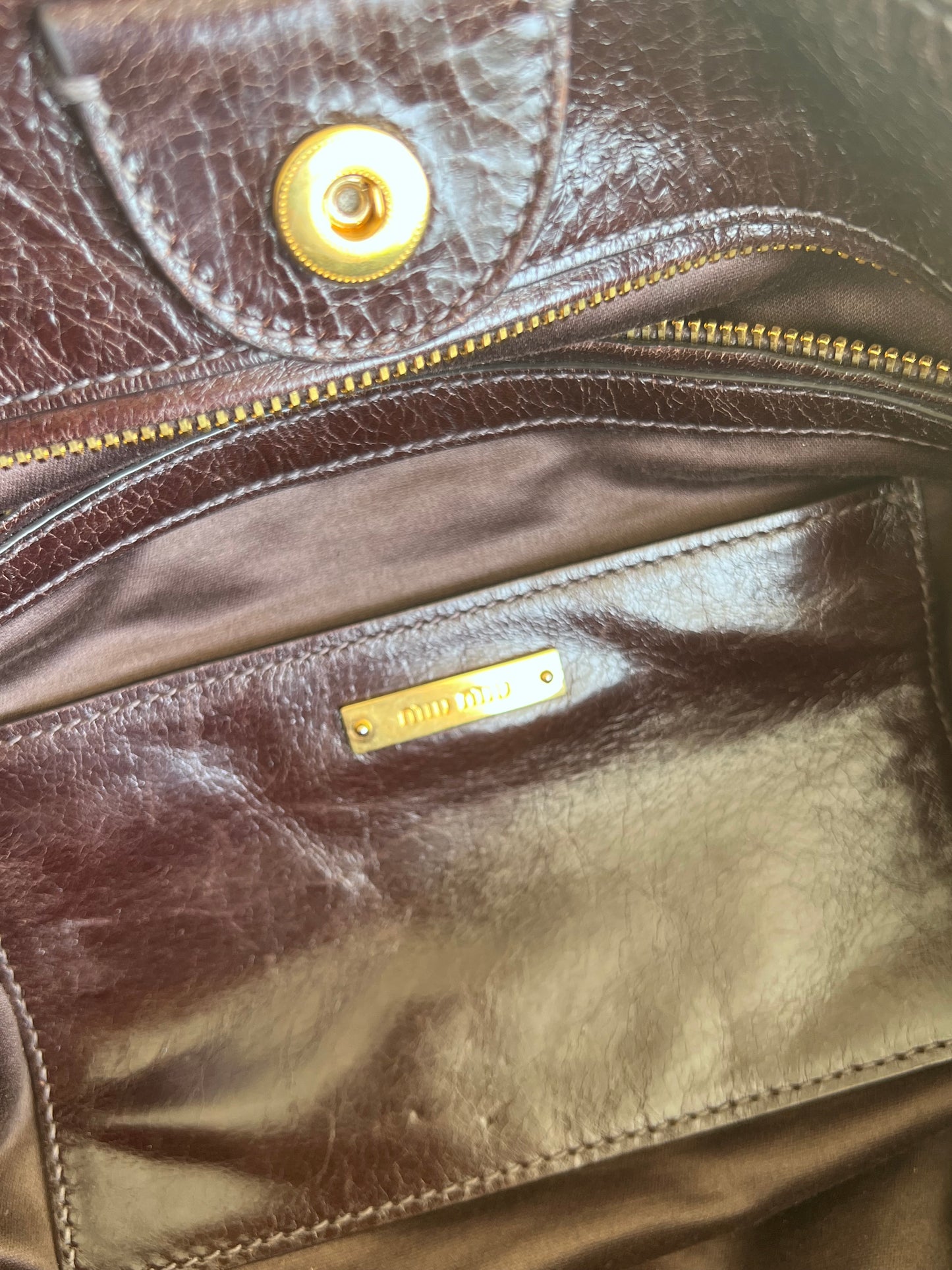 Miu Miu Tote bag Vitello Lux