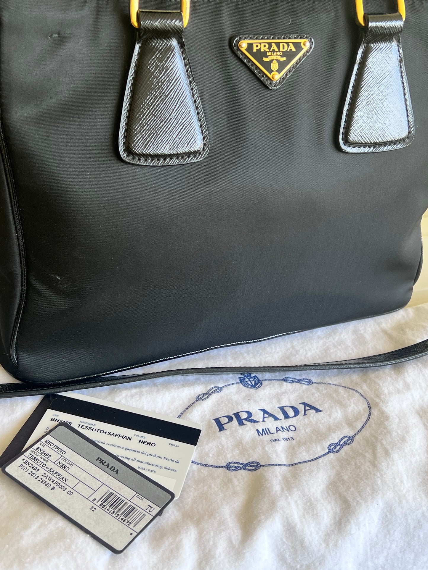Prada tote Nylon e Saffiano