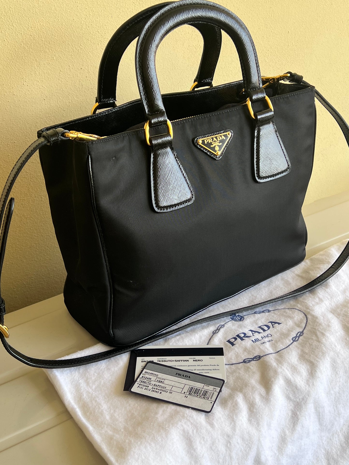 Prada tote Nylon e Saffiano