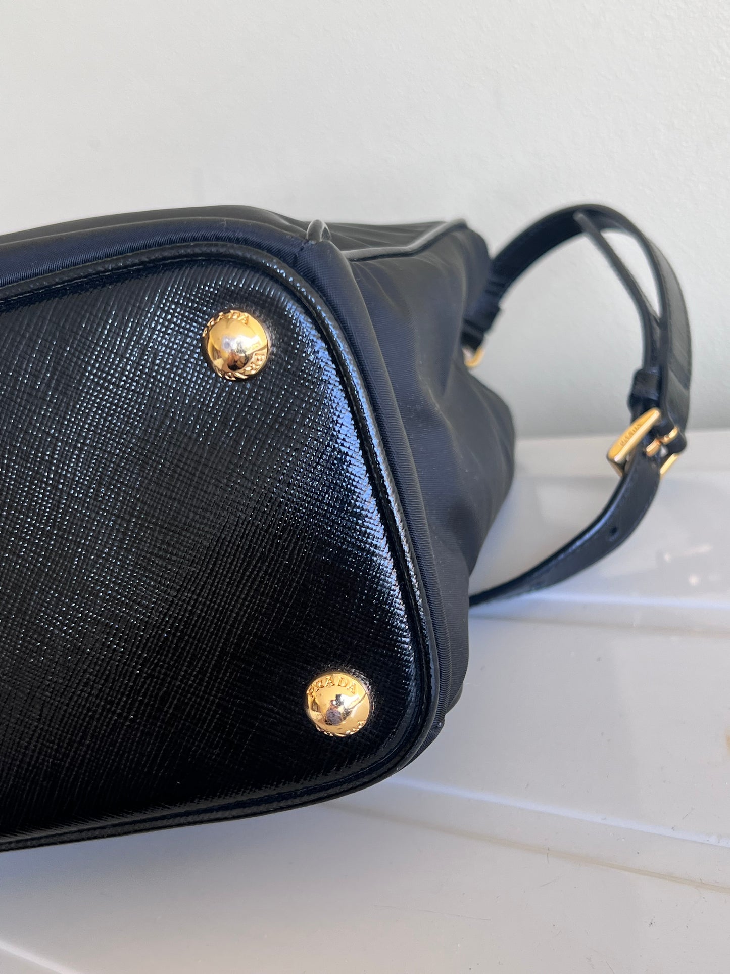 Prada tote Nylon e Saffiano