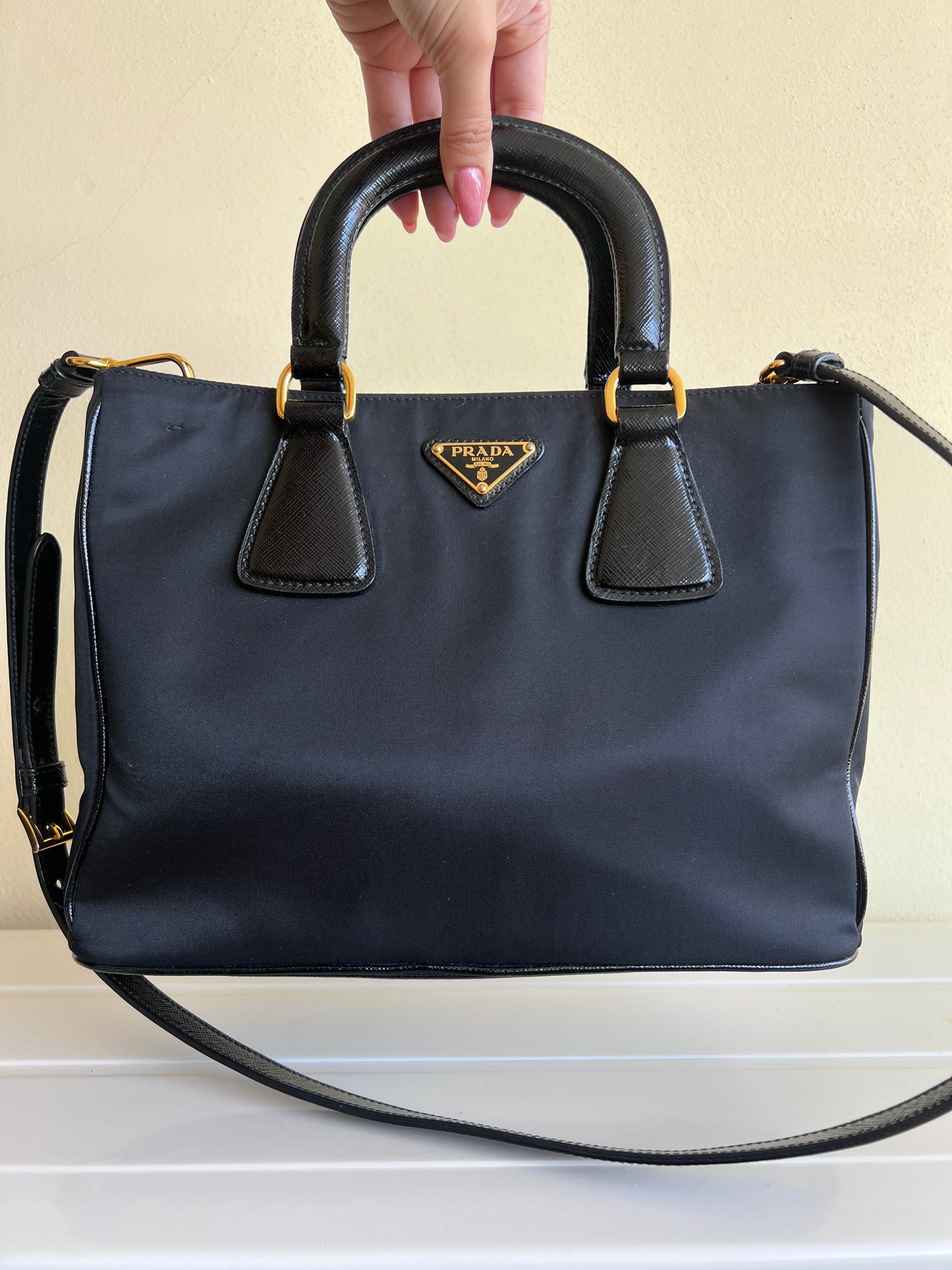 Prada tote Nylon e Saffiano