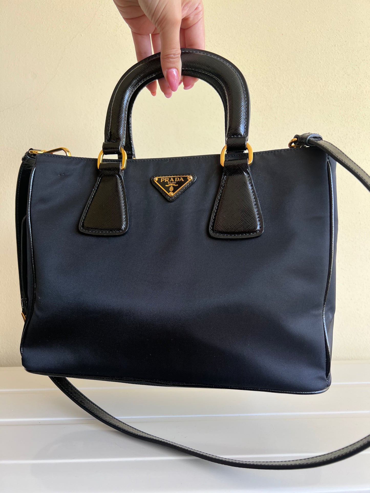 Prada tote Nylon e Saffiano