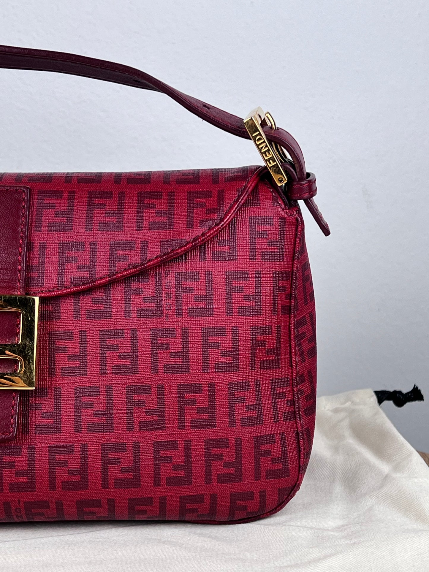 Fendi Baguette Zucchino Rossa