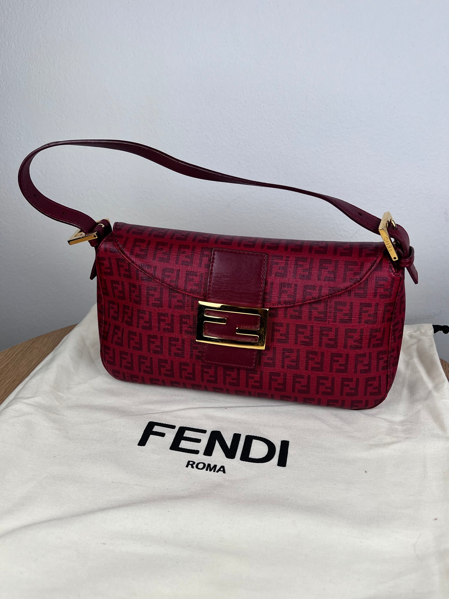 Fendi Baguette Zucchino Rossa