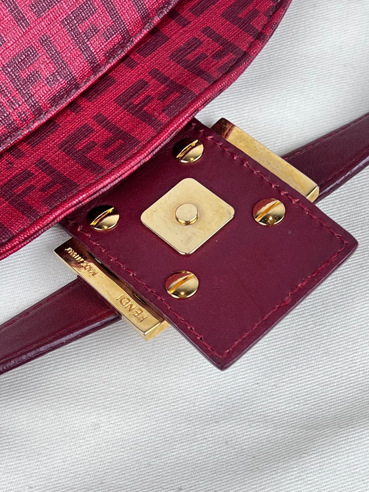 Fendi Baguette Zucchino Rossa