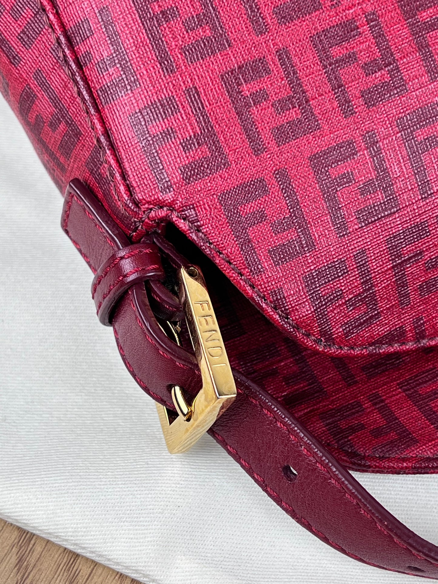 Fendi Baguette Zucchino Rossa