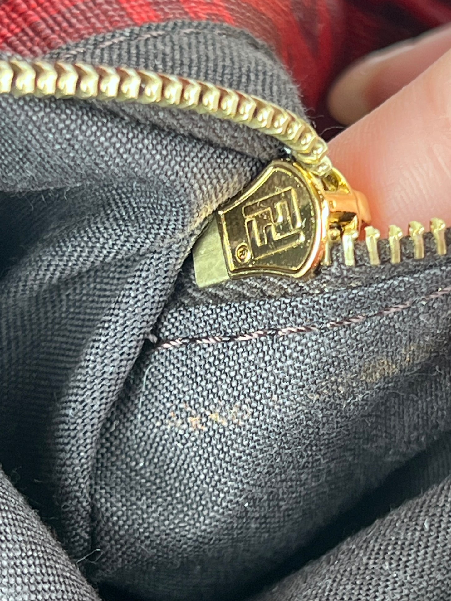 Fendi Baguette Zucchino Rossa