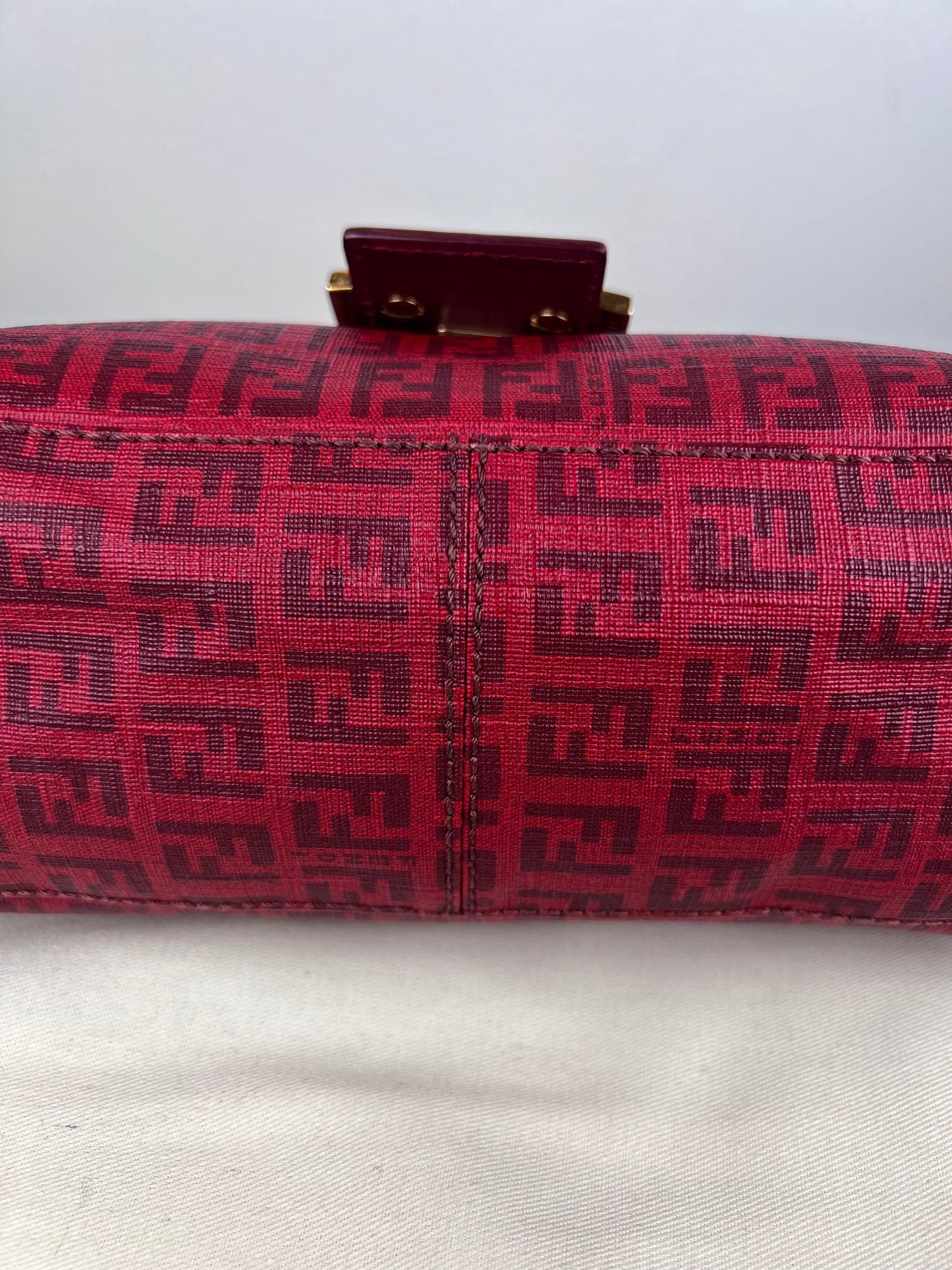 Fendi Baguette Zucchino Rossa